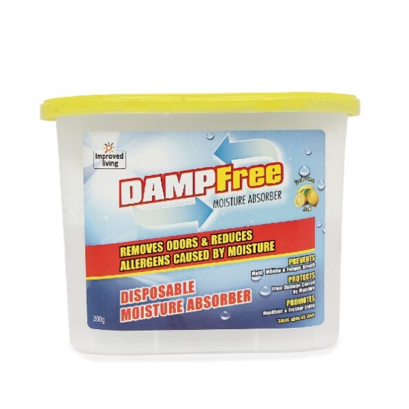 DAMPFree Disposable Moisture Absorber -Lemon Scent 300g x 12 Bulk Pack - Image 2